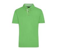 Mens Traditional Polo - lime-green/lime-green-white , S (EU)