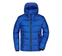 James & Nicholson Herren Winter Steppjacke Sorona® JN1168, electric-blau/navy-blau, Größe XL (Outdoorkleidung & Freizeitkleidung)