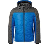 James & Nicholson Herren Winterjacke Stepp-Jacke JN1134 royal/anthracite melange XXL