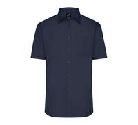 James & Nicholson Herrenhemd Poplin Kurzarm JN680, navy-blau, Größe XL (Arbeitshemd & Arbeitsshirt)