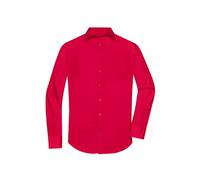 Herrenhemd Poplin Langarm JN678, rot, Größe 3XL