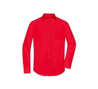 James & Nicholson Herren Popeline Hemd langarm JN678 tomato XXL