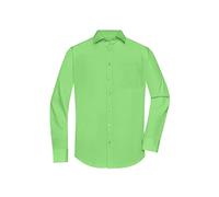 James & Nicholson Herren Popeline Hemd langarm JN678 lime green XL
