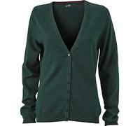 James & Nicholson James & Nicholson JN660 Damen Strickjacke mit V-Ausschnitt - Grün - L