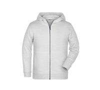 James & Nicholson Kinder Hoody Sweatjacke 8026K, asch-grau, Größe XXL (Outdoorkleidung & Freizeitkleidung)