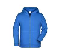 James & Nicholson Kinder Hoody Sweatjacke 8026K, kobalt-blau, Größe XXL (Outdoorkleidung & Freizeitkleidung)