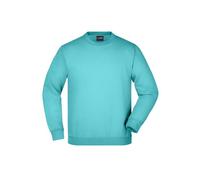 James & Nicholson Kinder Sweatshirt Rundhals JN040K, pacific-blau, Größe XS (Outdoorkleidung & Freizeitkleidung)