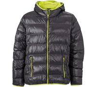 James & Nicholson Herren Daunenjacke ultraleicht - Trendige Daunenjacke für die Übergangszeit | Farbe: carbon/acid-yellow | Grösse: 3XL