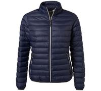 James & Nicholson leichte, klassische Daunenjacke JN1139 Gr. 2XL navy/silber