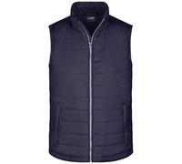 James & Nicholson leichte, wattierte Steppweste JN 1136 Gr. S navy