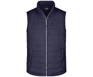 James & Nicholson leichte, wattierte Steppweste JN 1136 Gr. XL navy