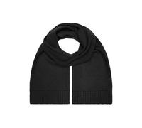 Melange Scarf Basic Eleganter Strickschal aus Melange-Garnen schwarz, Gr. one size
