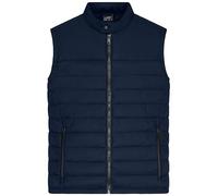 James & Nicholson Men's Padded Vest - Steppweste mit Stehkragen für Promotion und Lifestyle | Farbe: navy | Grösse: M