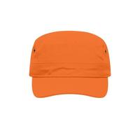James & Nicholson Military Cap MB095, orange, Einheitsgröße (Anstoßkappe & Schutzmütze)