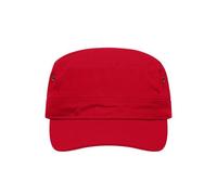 Military Cap "MB095" - myrtle beach® rot Einheitsgröße