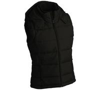 James & Nicholson Modische Steppweste mit abnehmbarer Kapuze JN1004 Gr. 3XL black
