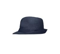 James & Nicholson Sonnenhut mit Kontrastband MB6564, denim, Größe L/XL (Outdoorkleidung & Freizeitkleidung)