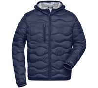 James & Nicholson Steppjacke mit Wattierung Herren JN1156 Gr. L navy/silber