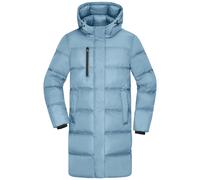 James & Nicholson Winter Kurzmantel mit Kapuze JN1367 Gr. S milky blue
