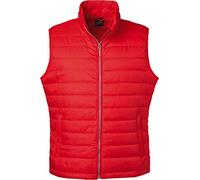 James und Nicholson Herren Outdoor Westen Men's Padded Vest, red, M, JN1136 rd
