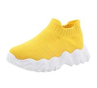 Jamron Kinder Jungen Mädchen Mode Strick Turnschuhe Sportschuhe Ultra Atmungsaktiv Leicht Sockenschuhe