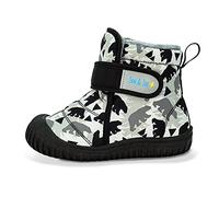 Jan & Jul Boys Winter Boots for Toddler Kids Easy-On (Bear, EU Size 24 Toddler)