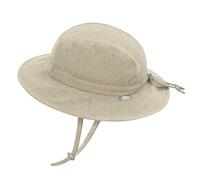 Jan & Jul Schnell trocknender Sonnenhut für Schwimmen, wasserabweisender Strandhut mit Kinnriemen für Babys (M: 6-24 Monate, Wheat)