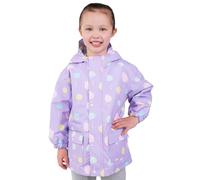 Jan & Jul Wasserdichte Regenjacke Kinder, Warme Matschjacke Gefüttert mit Fleece