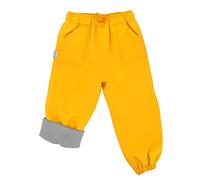 Jan & Jul Water-Proof Snow Rain Pants for Kids, Boys, Girls (Fleece-Lined: Yellow, 1T)