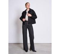 JAN N JUNE High Waist Jeans SELENE mit Schlitz blue 24