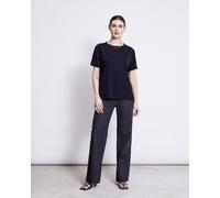 JAN N JUNE High Waist Jeans SELENE mit Schlitz blue 26