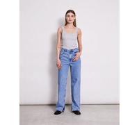 JAN N JUNE High Waist Jeans SELENE mit Schlitz light blue 24