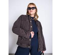 JAN N JUNE Relaxed Jeansjacke FINA aus Bio-Baumwolle GOTS mud XS