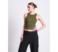 JAN N JUNE Top PORTO GOTS aus Baumwolle dark olive M