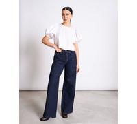 JAN N JUNE WIDE LEG LOWRISE JEANS TACNA GOTS dark blue 32