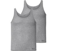 Jan Vanderstorm 2er Pack Unterhemd Herren Baumwolle grau, XXL
