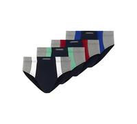 Slip JAN VANDERSTORM "4er Pack Sportslip FINNBARR", Herren, Gr. XXL, blau (dunkelblau), Obermaterial: 100% Baumwolle CO., Unterhosen Slip (11147260-XXL) dunkelblau