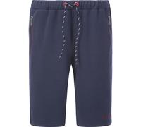 Sweatbermudas JAN VANDERSTORM "Sweatbermuda IRING", Herren, Gr. XL, blau (dunkelblau), comfort fit, Hosen, mit elastischem Bund (85972554-XL) dunkelblau