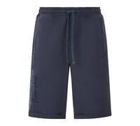 Jan Vanderstorm Comfort Fit Bermuda marine, Bedruckt