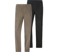 Jan Vanderstorm Comfort Fit Cordhose blau/braun, Einfarbig