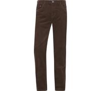 Jan Vanderstorm Comfort Fit Cordhose braun, Einfarbig