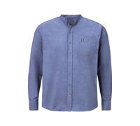 Jan Vanderstorm Stehkragenhemd KALLU, blau, XXL (45/46) blau
