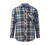 Jan Vanderstorm Comfort Fit Hemd braun/blau, Kariert
