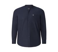 Jan Vanderstorm Stehkragenhemd KALLU, blau, 6XL (53/54) dunkelblau