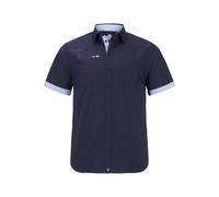 Kurzarmhemd JAN VANDERSTORM "Hemd FYNNJARD" Gr. XXL, blau (dunkelblau) Herren Hemden (72234849-XXL) dunkelblau
