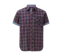 Jan Vanderstorm Kurzarmhemd Herren Comfort Fit Baumwolle blau, XXL