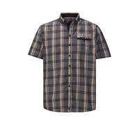 Jan Vanderstorm Kurzarmhemd Herren Comfort Fit Baumwolle grau, XXL