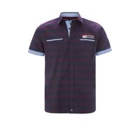 Jan Vanderstorm Kurzarmhemd Herren Comfort Fit Baumwolle rot, 7XL