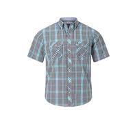 Jan Vanderstorm Kurzarmhemd Herren Comfort Fit Baumwolle grau, 6XL