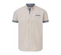 Jan Vanderstorm Comfort Fit Hemd Kurzarm hellbraun